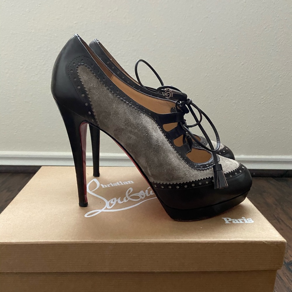 Christian Louboutin Mamiimo  Rete Lace-up Bootie